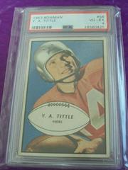 Y. A. Tittle #56 Football Cards 1953 Bowman Prices