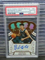 Brandon Clarke #CR-BCL Basketball Cards 2019 Panini Crown Royale Rookie Autographs Prices