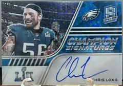 Chris Long [Blue] Football Cards 2022 Panini Spectra Champion Signatures Prices