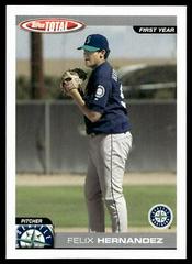 Felix Hernandez #842 Baseball Cards 2004 Topps Total Prices