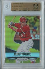 Mike Trout [Gold Prizm] #120 Baseball Cards 2015 Panini Prizm Prices