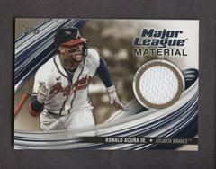 Ronald Acuna Jr. [Gold] #MLM-RAJ Baseball Cards 2023 Topps Series 2 Major League Material Relics Prices