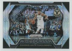 Giannis Antetokounmpo [Hyper Prizm] #4 Basketball Cards 2019 Panini Prizm Widescreen Prices