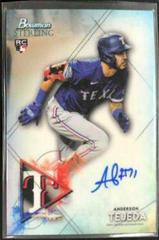 Anderson Tejeda Baseball Cards 2021 Bowman Sterling Rookie Autographs Prices
