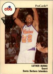 Luther Burks Basketball Cards 1989 Procards Cba Prices