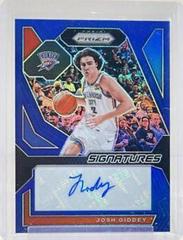 Josh Giddey [Blue Prizm] #16 Basketball Cards 2023 Panini Prizm Signature Prices