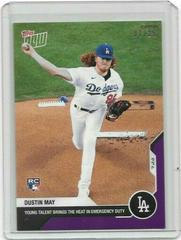 Dustin May [Purple] #5 Baseball Cards 2020 Topps Now Prices