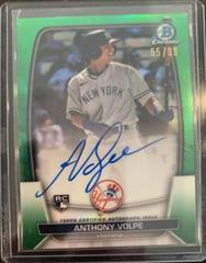 Anthony Volpe [Green] #CRA-AV Baseball Cards 2023 Bowman Chrome Rookie Autographs Prices