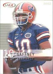 Jabar Gaffney Football Cards 2002 Sage Prices