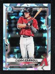 Corbin Carroll [Aqua Refractor] #BCP-142 Baseball Cards 2021 Bowman Sapphire Prices