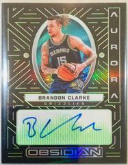 Brandon Clarke [Green] #AUR-BCL Basketball Cards 2021 Panini Obsidian Aurora Autographs Prices