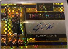 Jason Williams [Gold Prizm] #IF-JWL Basketball Cards 2021 Panini Select In Flight Signatures Prices