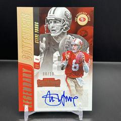Steve Young [Gold] Football Cards 2018 Panini Contenders Legendary Autographs Prices