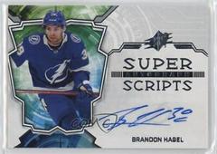 Brandon Hagel Hockey Cards 2022 SPx Superscripts Autographs Prices