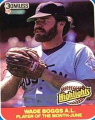 Wade Boggs Baseball Cards 1987 Donruss Highlights Prices
