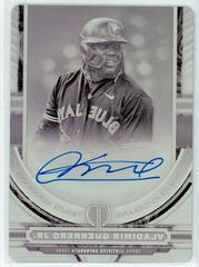 Vladimir Guerrero Jr. #TA-VG Baseball Cards 2023 Topps Tribute Autographs Prices