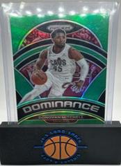 Donovan Mitchell [Green] #14 Basketball Cards 2022 Panini Prizm Dominance Prices