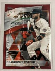 Brandon Crawford [Red] Baseball Cards 2023 Topps Favorite Sons Prices