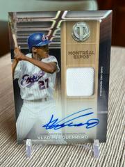 Vladimir Guerrero Baseball Cards 2024 Topps Tribute Threads Autograph Relic Prices
