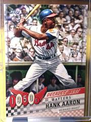 Hank Aaron #DB-20 Baseball Cards 2020 Topps Decades' Best Prices