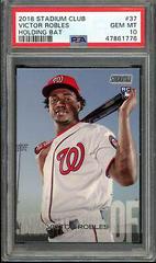 Victor Robles [Holding Bat] Baseball Cards 2018 Stadium Club Prices
