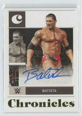 Batista [Gold] #CS-BTS Wrestling Cards 2022 Panini Chronicles WWE Signatures Prices