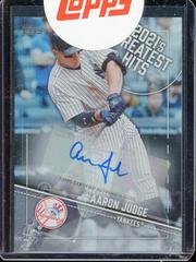 Aaron Judge [Autograph] #21GH-19 Baseball Cards 2022 Topps 2021’s Greatest Hits Prices