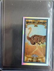Ostrich Baseball Cards 2021 Topps Allen & Ginter Chrome Mini World’s Largest Prices