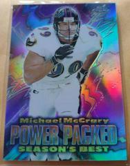 Michael McCrary [Refractor] Football Cards 1999 Topps Chrome Season's Best Prices