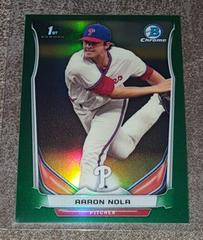 Aaron Nola [Refractor] Baseball Cards 2014 Bowman Chrome Mini Prices