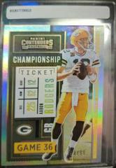 Aaron Rodgers [Championship] Football Cards 2020 Panini Contenders Prices