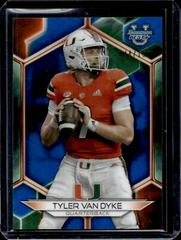 Tyler Van Dyke [Blue] #2 Football Cards 2023 Bowman's Best University Prices
