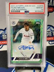 Heung Min Son Soccer Cards 2022 Topps UEFA Club Competitions Jade Autographs Prices
