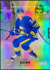 Jack Quinn #RP-JQ Hockey Cards 2022 Upper Deck Trilogy Rookie Premier Prices