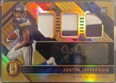 Justin Jefferson [Rookie Jersey Autograph Triple Prime] #289 Football Cards 2020 Panini Gold Standard Prices