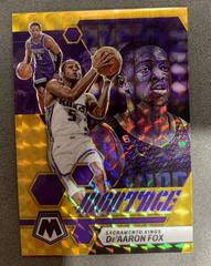 De'Aaron Fox [Gold] #16 Basketball Cards 2022 Panini Mosaic Montage Prices