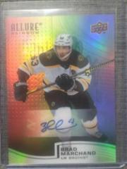 Brad Marchand [Full Autograph] Hockey Cards 2021 Upper Deck Allure Rainbow Prices