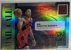 Scottie Barnes #8 Basketball Cards 2021 Panini Illusions Mail Call Prices