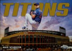 Max Scherzer [Gold] #CT-4 Baseball Cards 2023 Topps Chrome Titans Prices