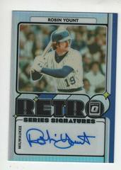 Robin Yount #RET-RY Baseball Cards 2021 Panini Donruss Optic Retro Signature Series Prices
