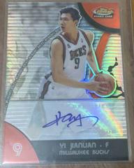 YI Jianlian [Autograph Refractor] #73 Basketball Cards 2007 Finest Prices