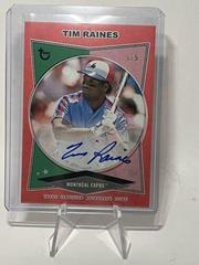 Tim Raines [Red] #AC-TR Baseball Cards 2023 Topps Brooklyn Collection Autographs Prices