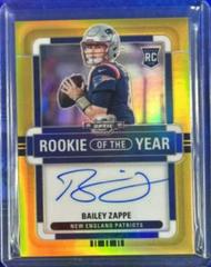 Bailey Zappe [Autograph Gold Ticket] #104 Football Cards 2022 Panini Contenders Prices