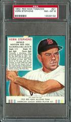 Vern Stephens Baseball Cards 1952 Red Man Tobacco Prices