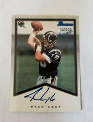 Ryan Leaf #A4 Football Cards 1998 Bowman Certified Autograph Prices