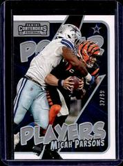 Micah Parsons [Silver] #PWR-MPA Football Cards 2022 Panini Contenders Power Players Prices