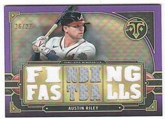 Austin Riley [Amethyst] #TTR-ARI5 Baseball Cards 2022 Topps Triple Threads Relics Prices