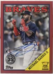 Michael Harris II [Red] #88BAU-MH Baseball Cards 2023 Topps Update 1988 Autographs Prices