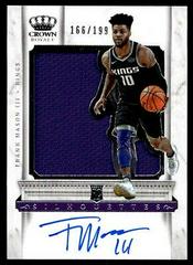 Frank Mason III Autograph Relic Prime #202 Basketball Cards 2017 Panini Crown Royale Prices