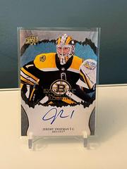 Jeremy Swayman #R-JS Hockey Cards 2021 Upper Deck Ice Exquisite Collection Rookie Signatures Prices